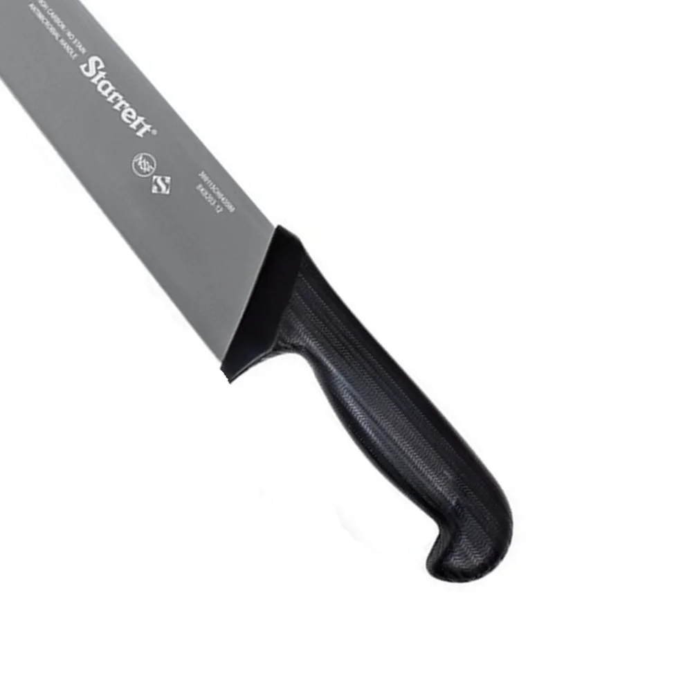 Faca de Refile Aereo Reta Larga Profissional Cabo Preto INOX 12" Starrett BKB203-12