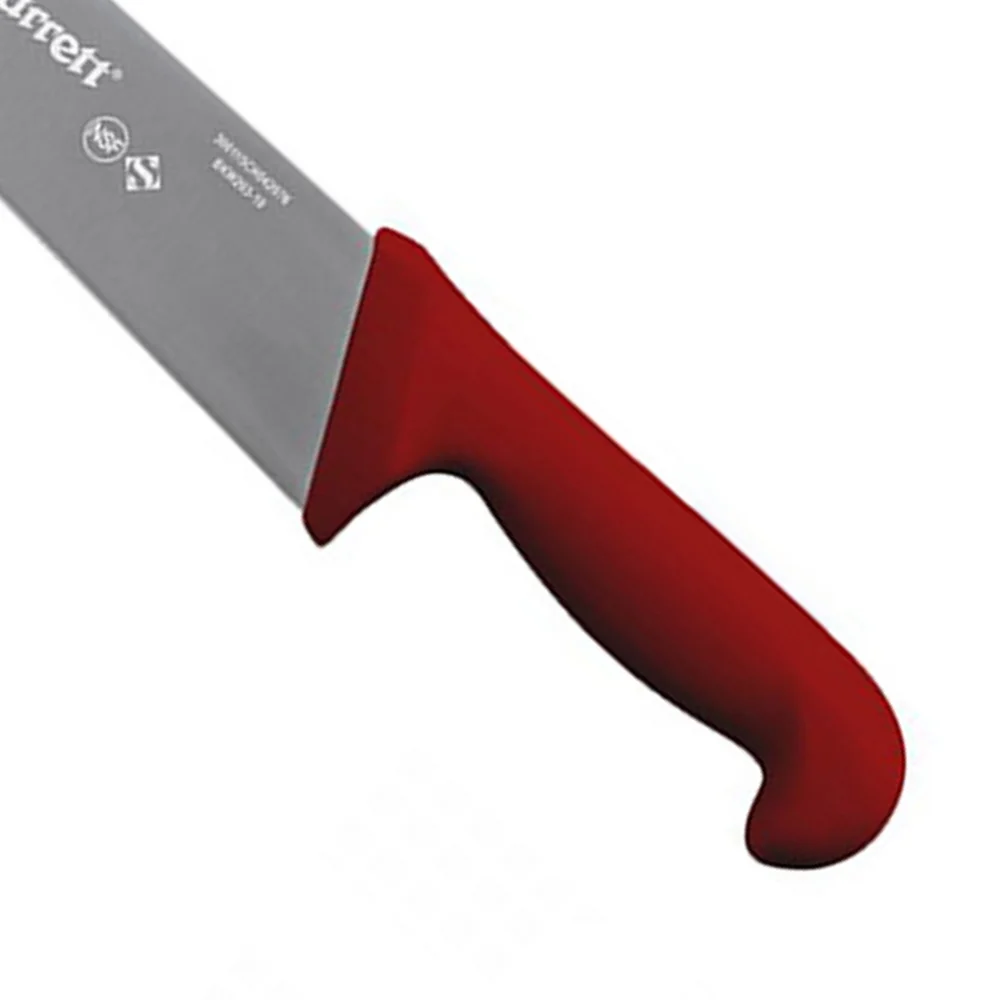 Faca de Refile Aereo Reta Larga Profissional Cabo Vermelho INOX 12" Starrett BKR203-12