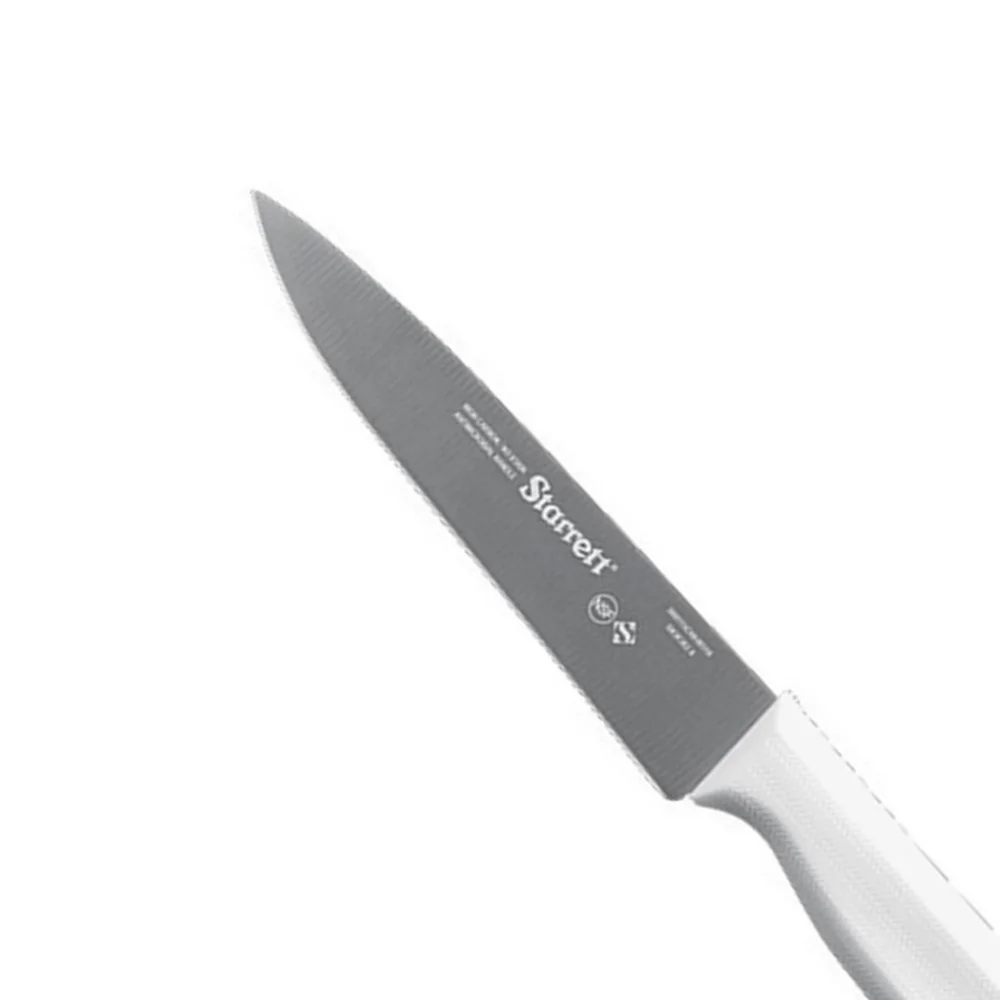 Faca de Refile de Mesa Triangular Estreita Profissional Cabo Branco INOX 6" Starrett BKW302-6