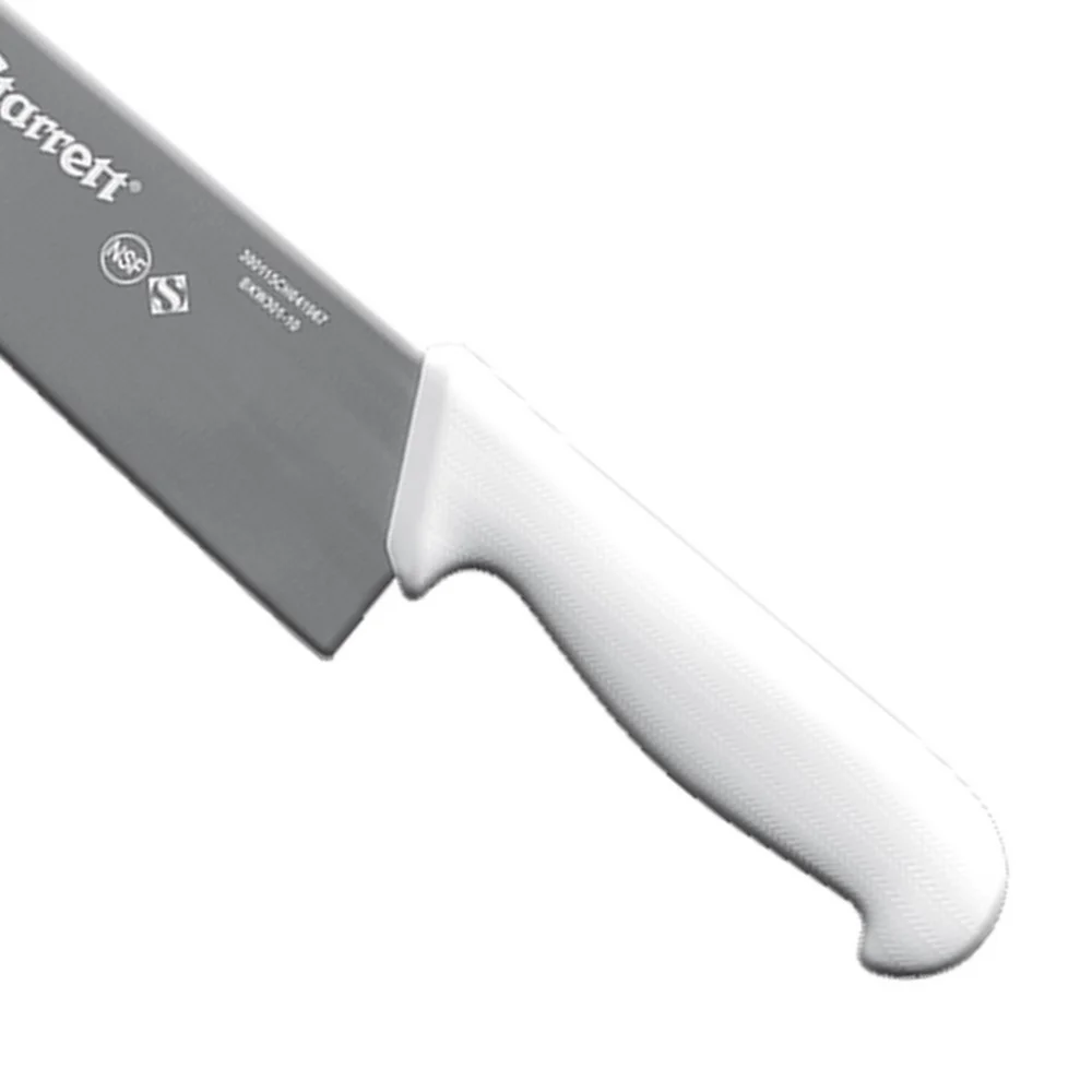 Faca de Refile de Mesa Triangular Larga Profissional Cabo Branco INOX 8" Starrett BKW301-8