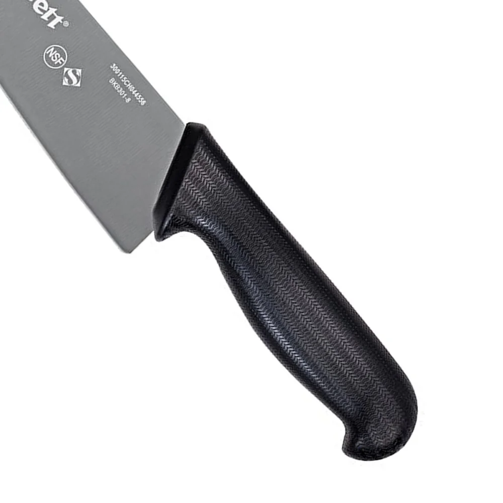 Faca de Refile de Mesa Triangular Larga Profissional Cabo Preto INOX 8" Starrett BKB301-8