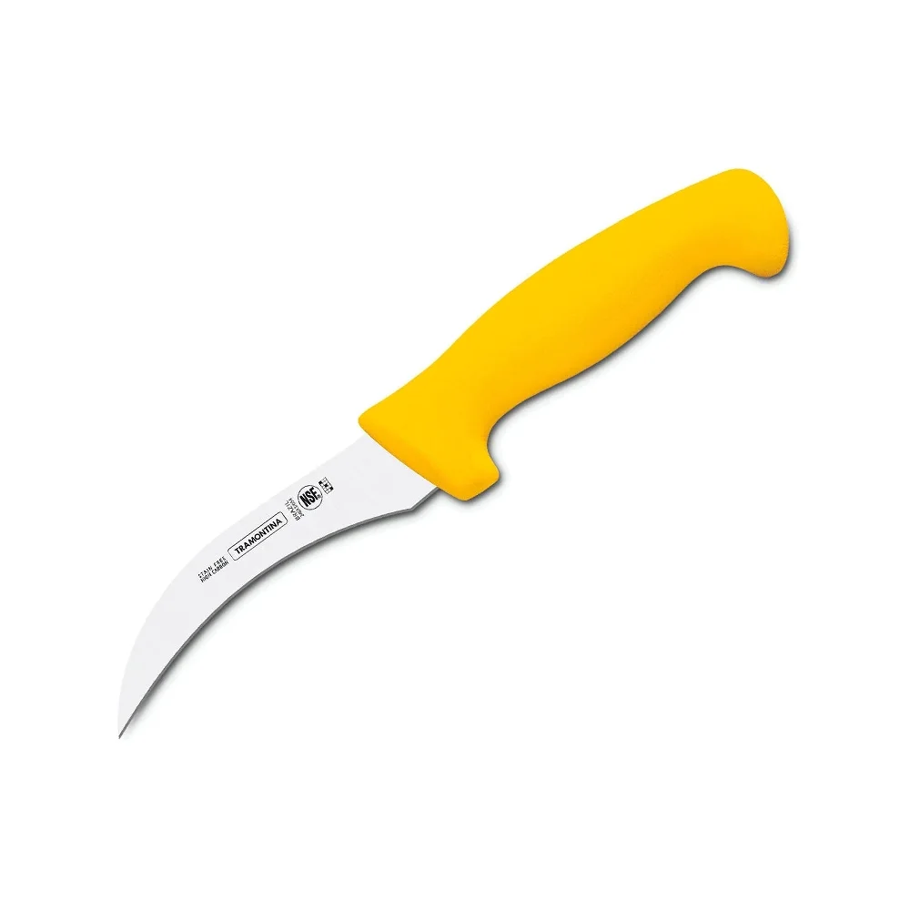 Faca para Sobreasa Cabo Amarelo INOX 4" Tramontina 24613/054