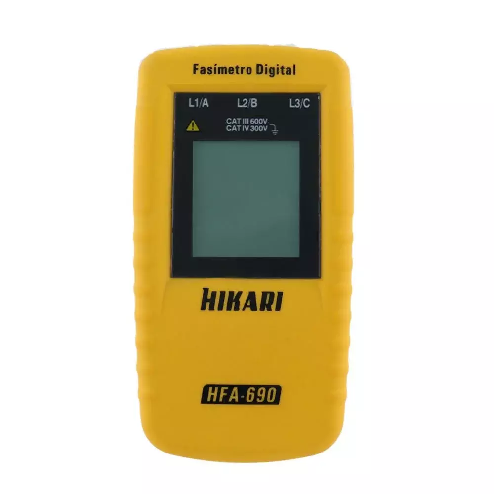 Fasimetro Digital CAT.III 600V 40-690V Hikari HFA-690