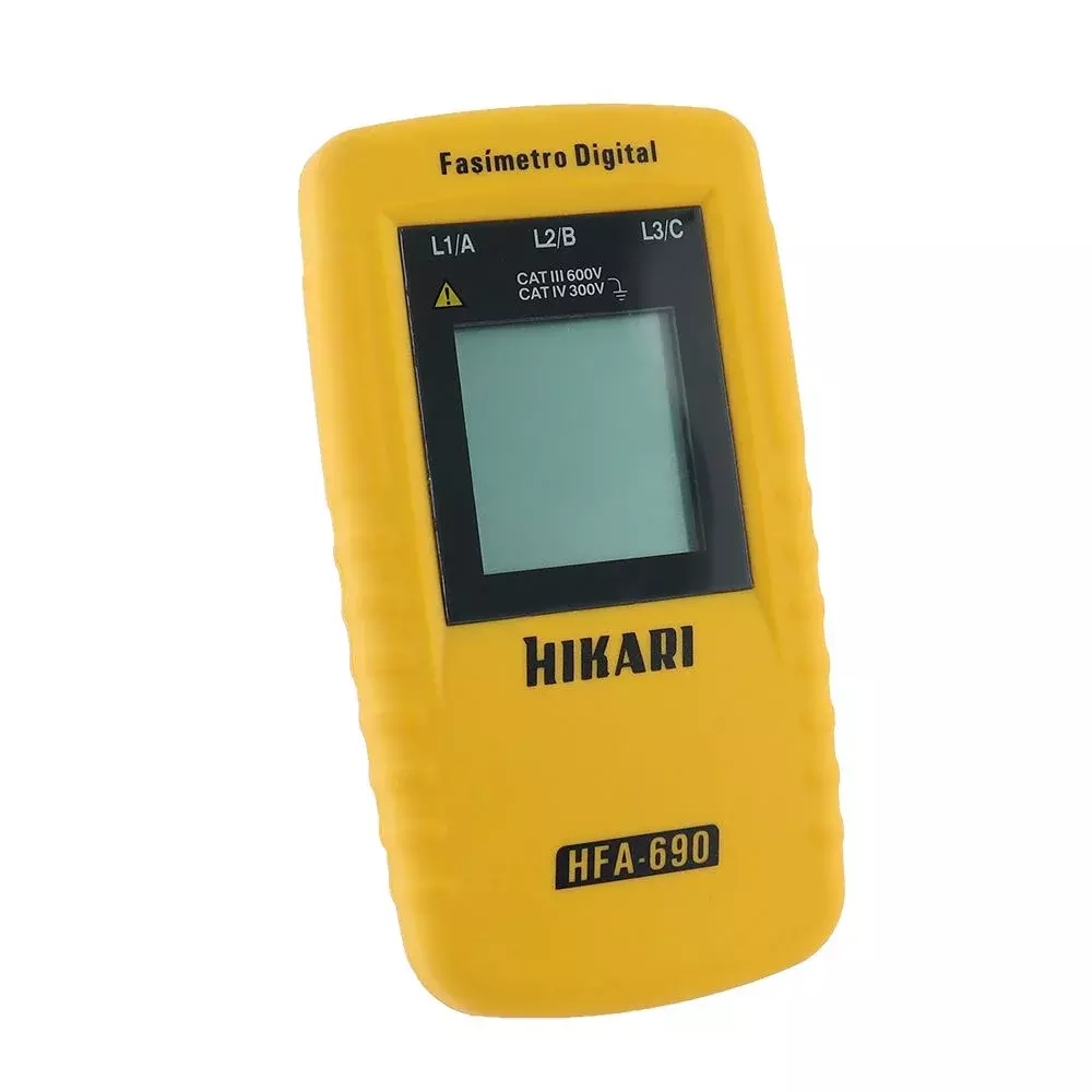Fasimetro Digital CAT.III 600V 40-690V Hikari HFA-690