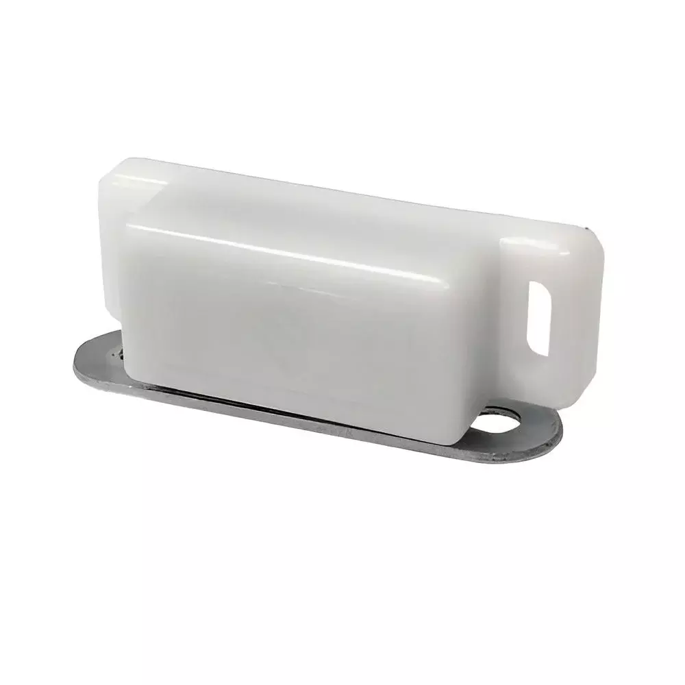 Fecho Magnetico Plastico Branco Batente de Metal Bendoor 5169BB