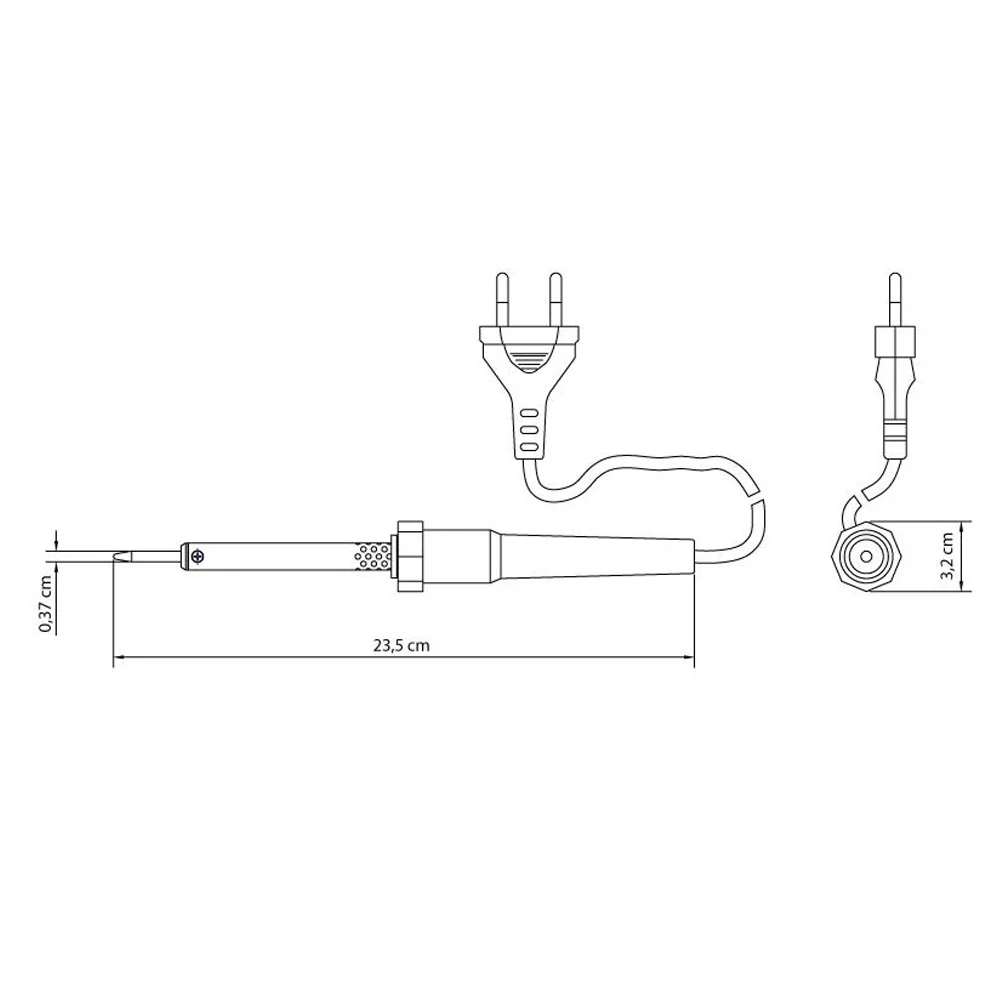 Ferro de Solda Reto 110V 25W Tramontina 43752/502