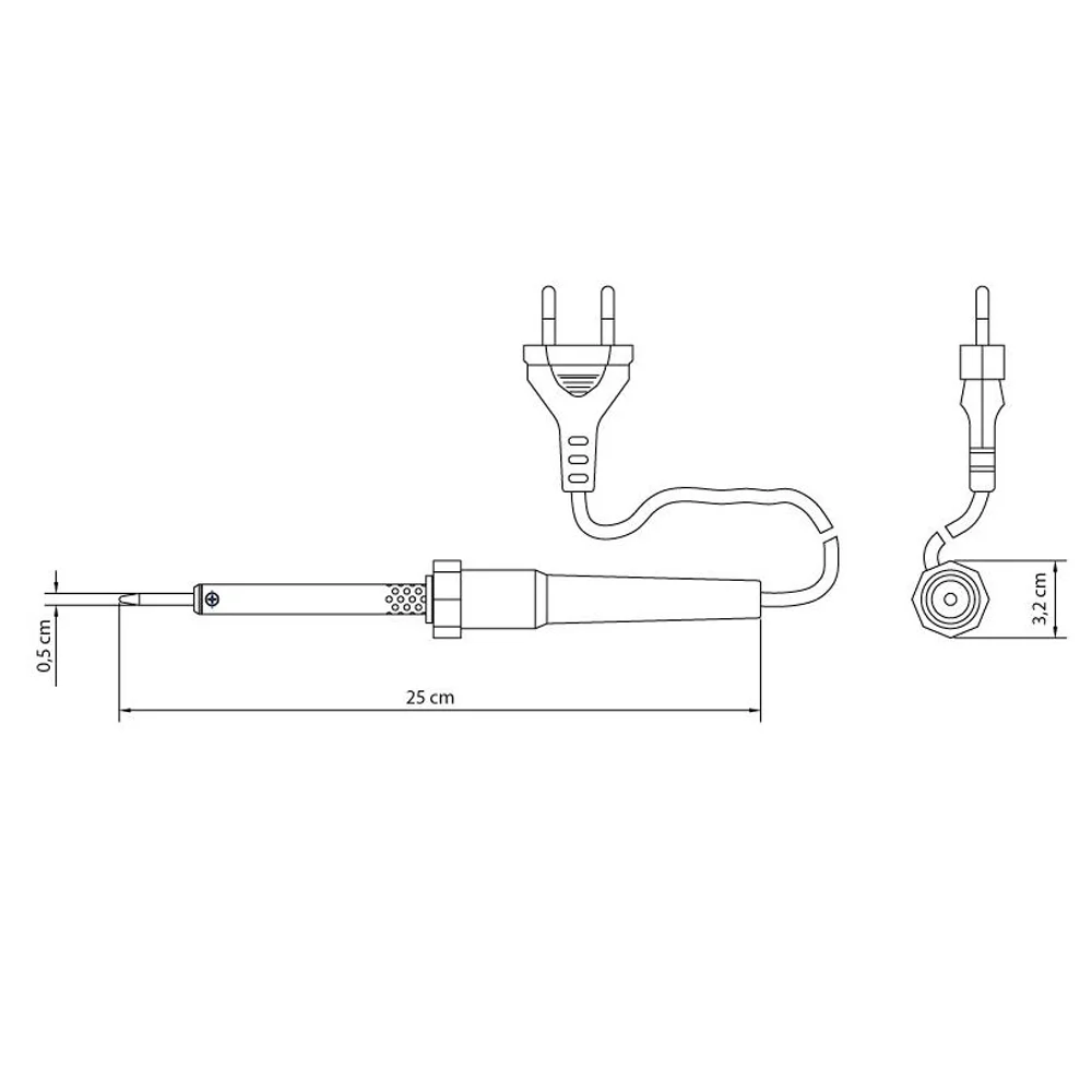 Ferro de Solda Reto 110V 40W Tramontina 43752/504