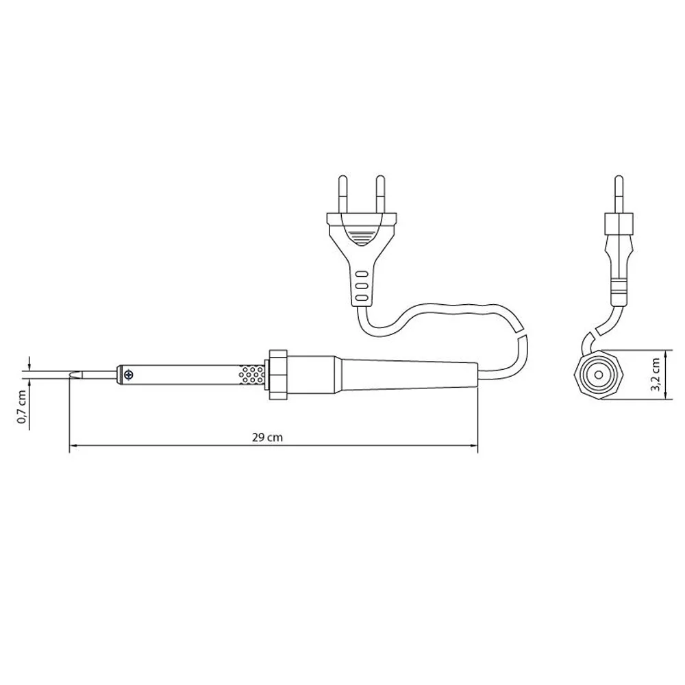 Ferro de Solda Reto 110V 70W Tramontina 43752/506