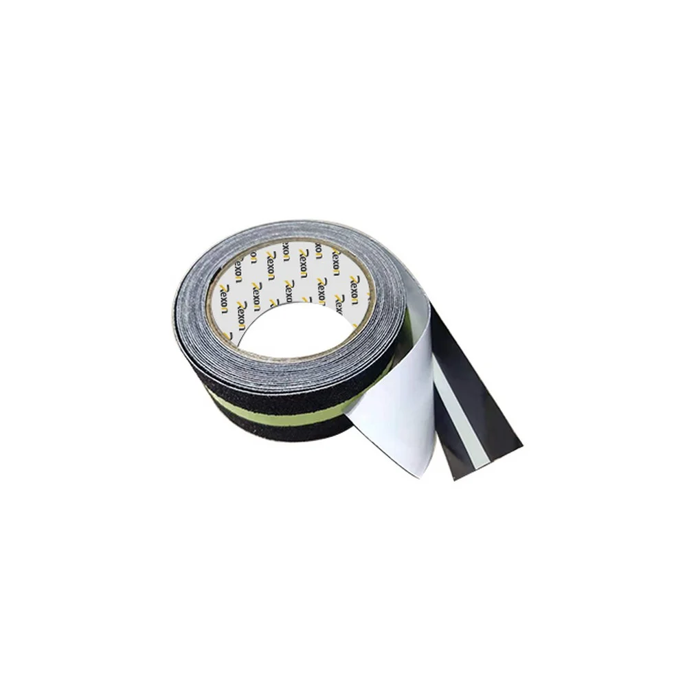 Fita Antiderrapante Preta e Neon USO Geral 50MMX5M Rexon AFA1010005