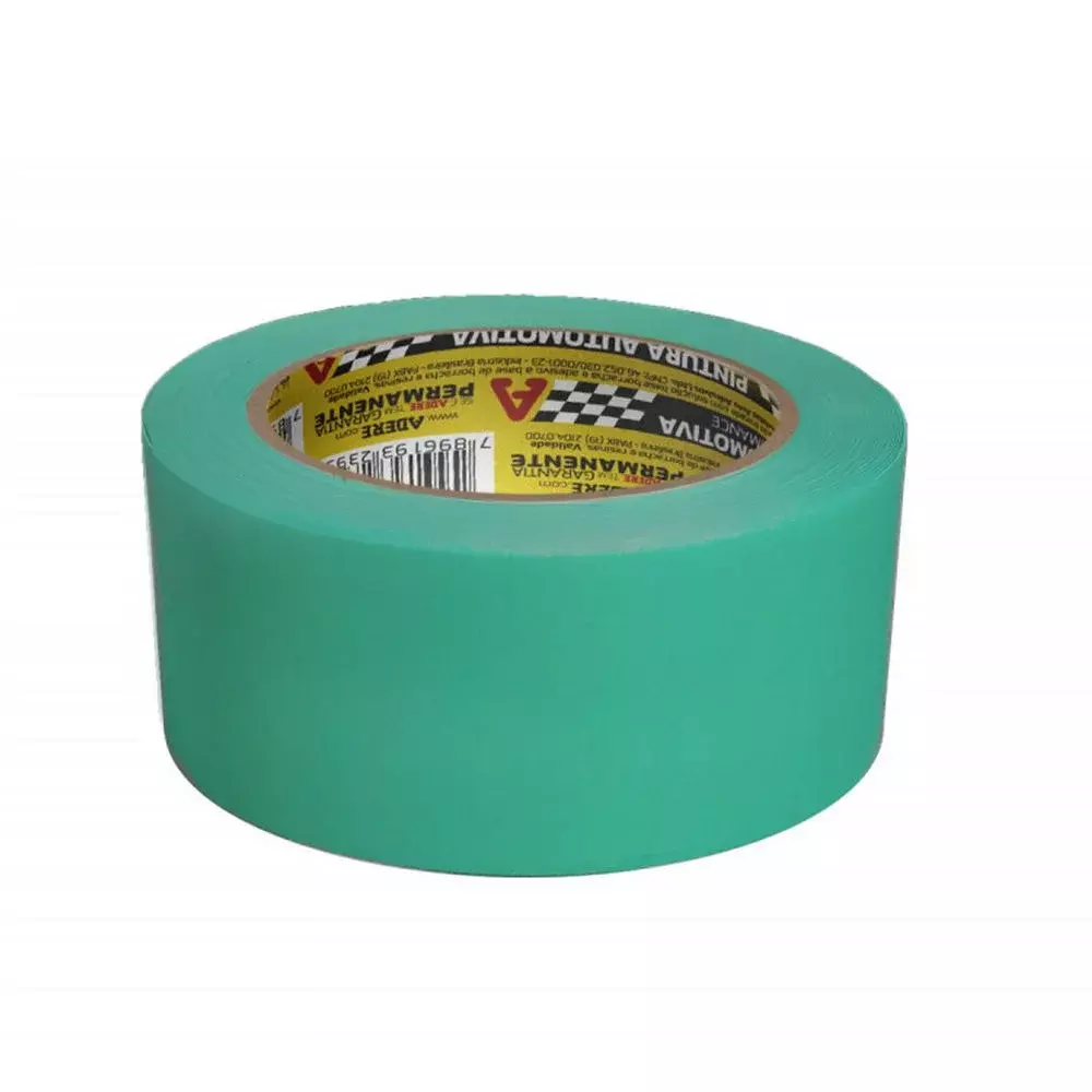 Fita Crepe Automotiva Verde 45MMX50M Adere 525