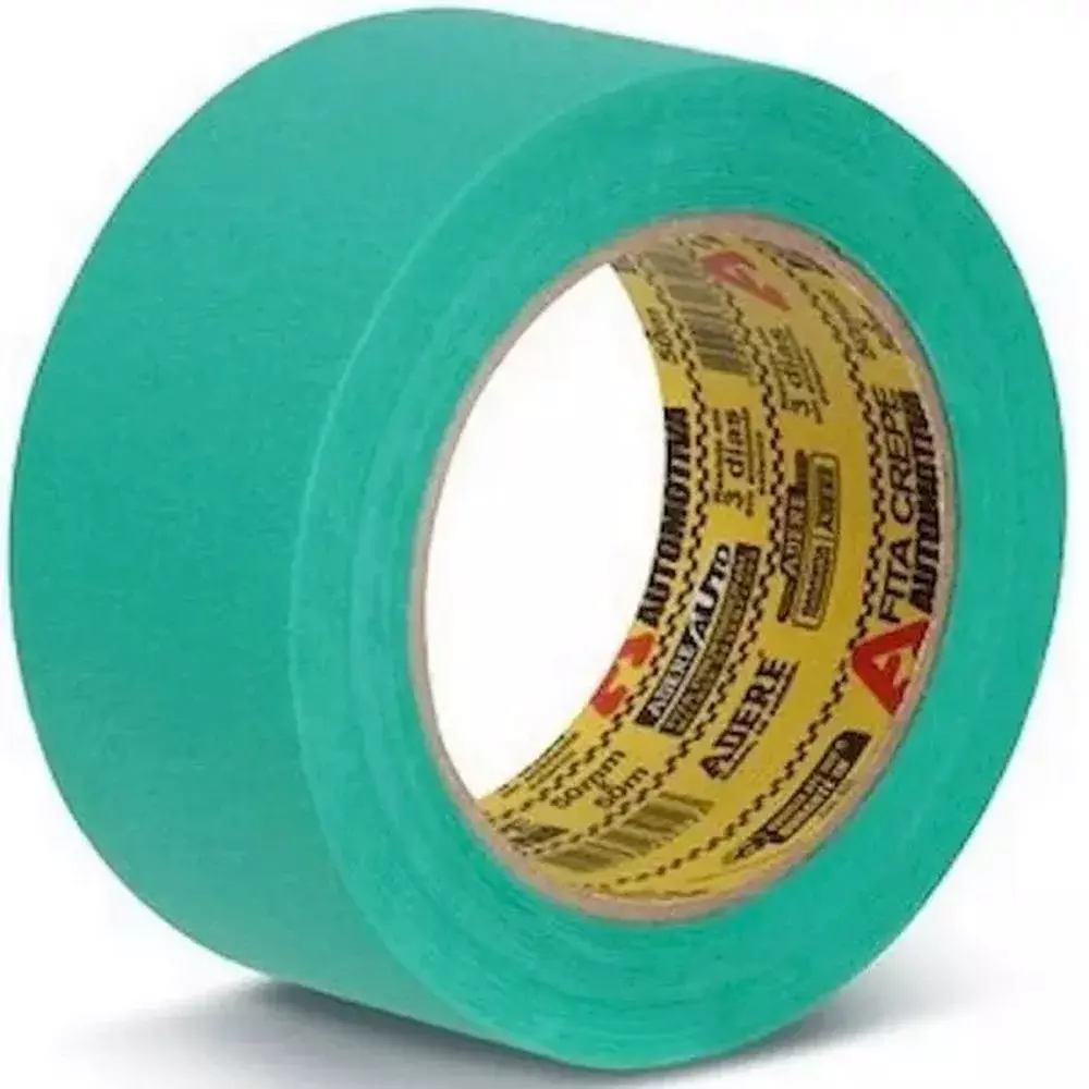 Fita Crepe Automotiva Verde 45MMX50M Adere 525