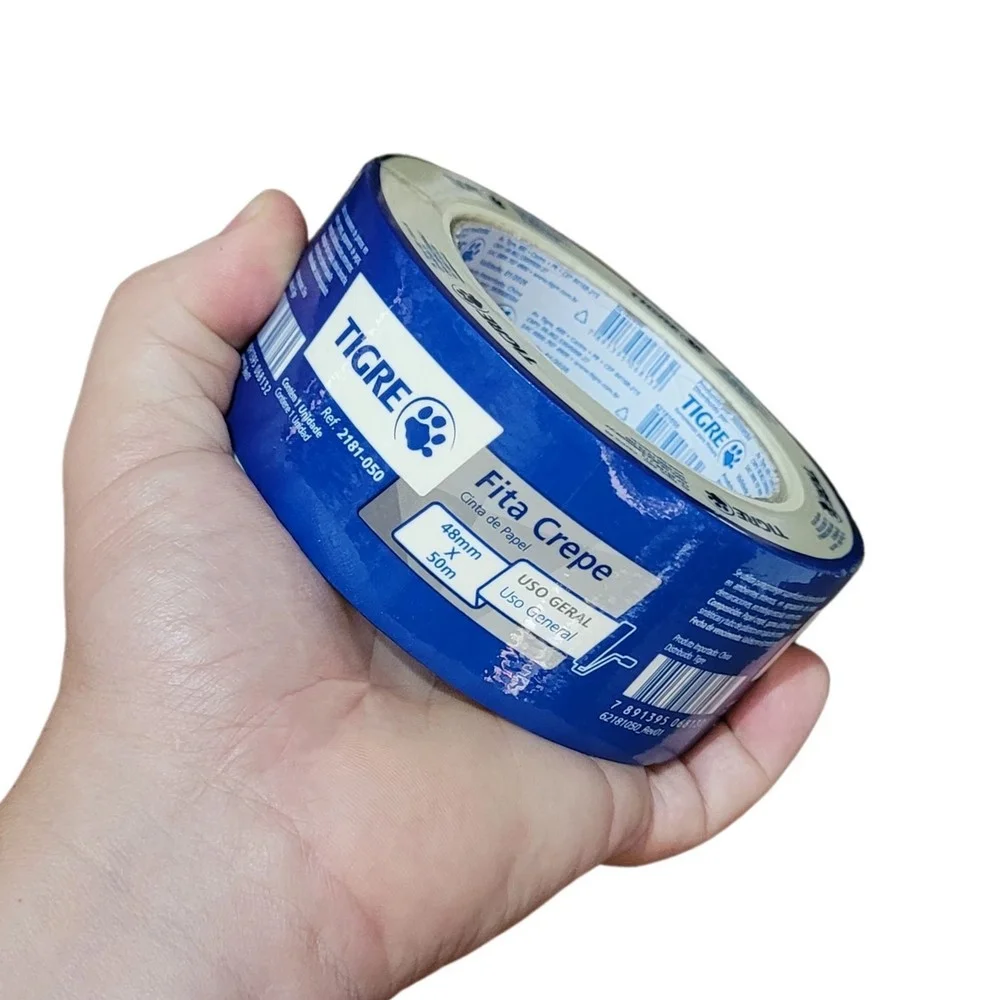 Fita Crepe Uso Geral 48MMX50M Tigre 2181