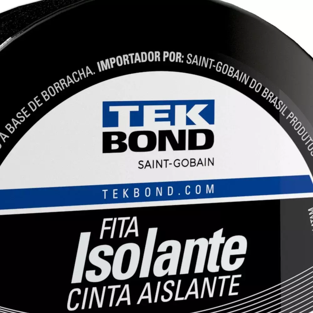 Fita Isolante 19MMX20M Tekbond 78072749345