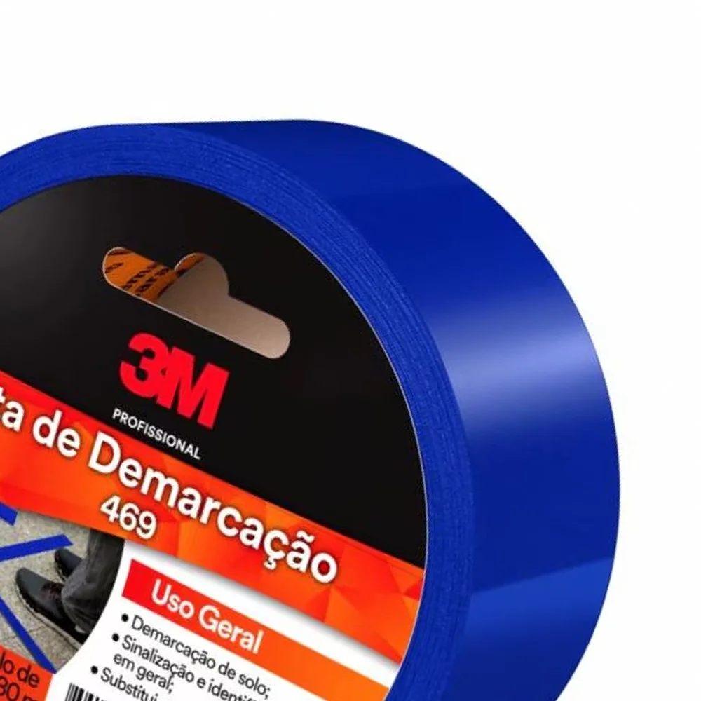 Fita para Demarcacao de Solo Verde USO Geral 50MMX30M 3m 469