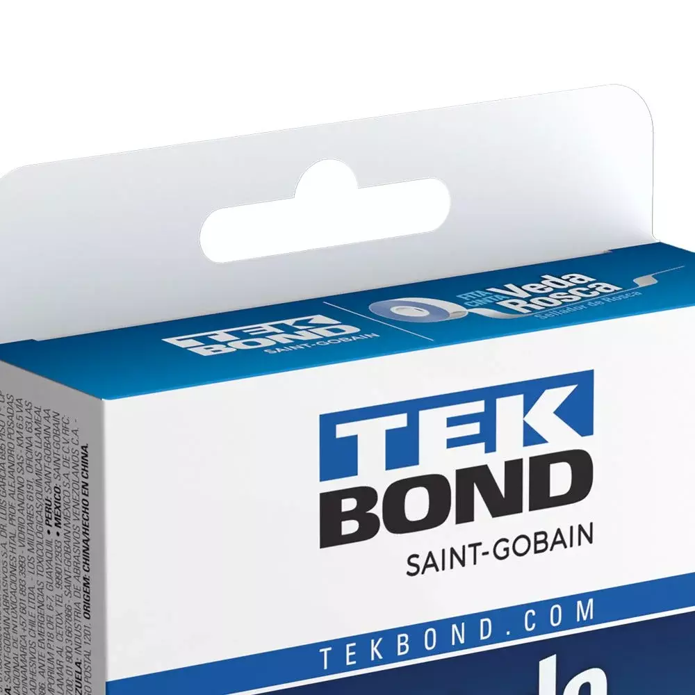 Fita Teflon 18X50M Tekbond 78072714809