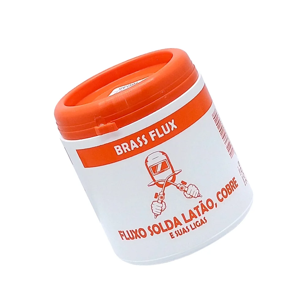 Fluxo para Solda Latao Cobre e Suas Ligas 250G Oxigen BRASS FLUX