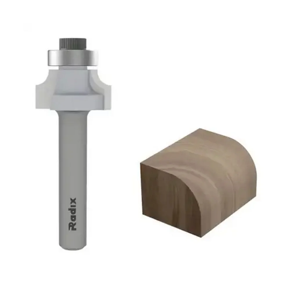 Fresa Cantoneira com Rolamento Raio 10 Para Tupia Manual MD 12,7X32,7 H6MM Radix 1974115.01