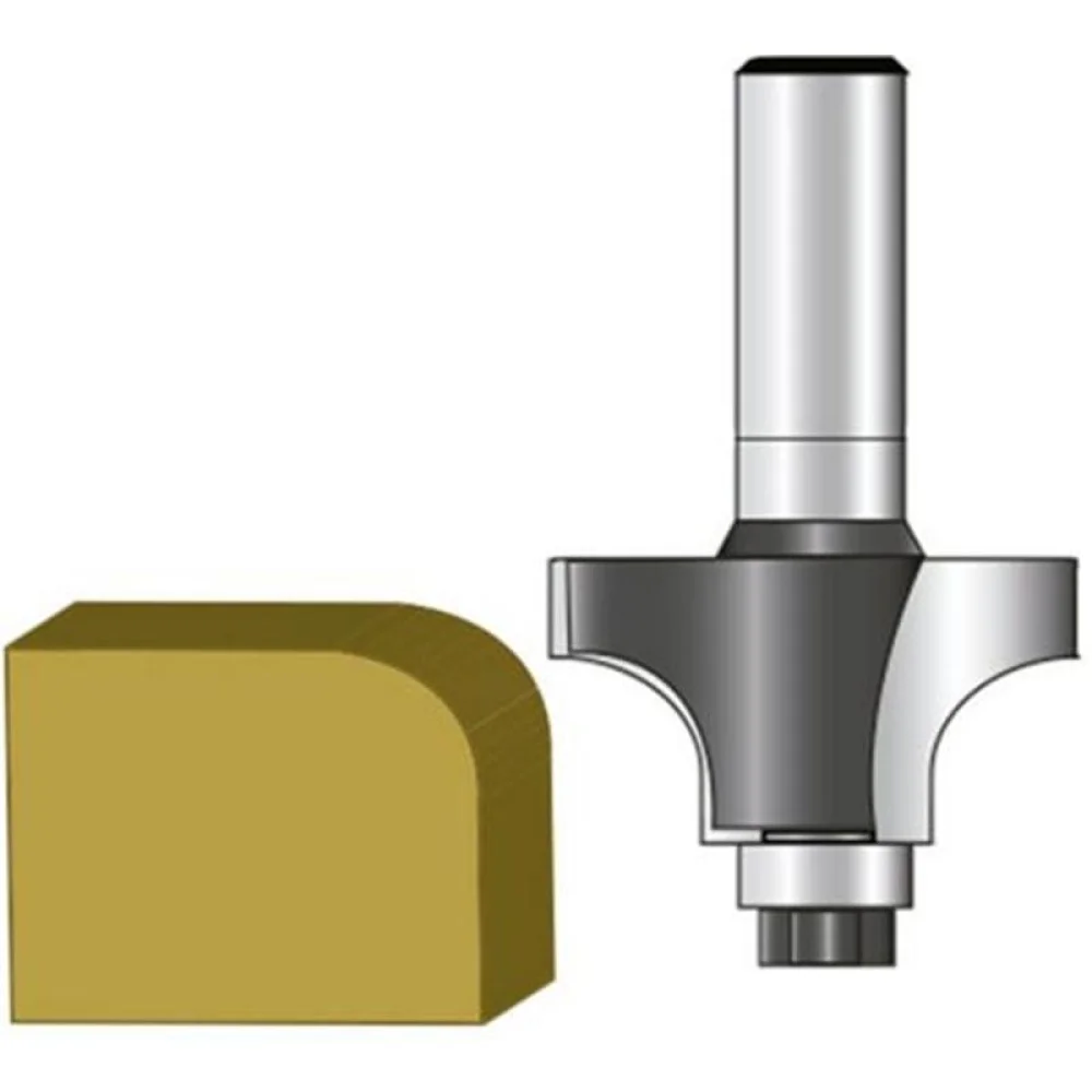 Fresa Cantoneira com Rolamento Raio 3 Para Rupia Manual MD 12,7X18,7MM H6 Makita D-09422