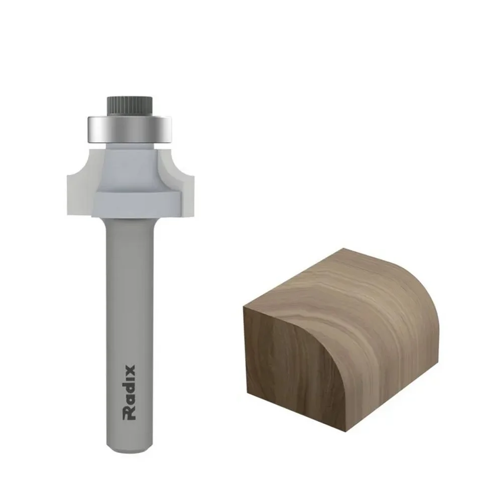 Fresa Cantoneira com Rolamento Raio 3 Para Tupia Manual MD 10X16MM H6 Radix 1974095.01