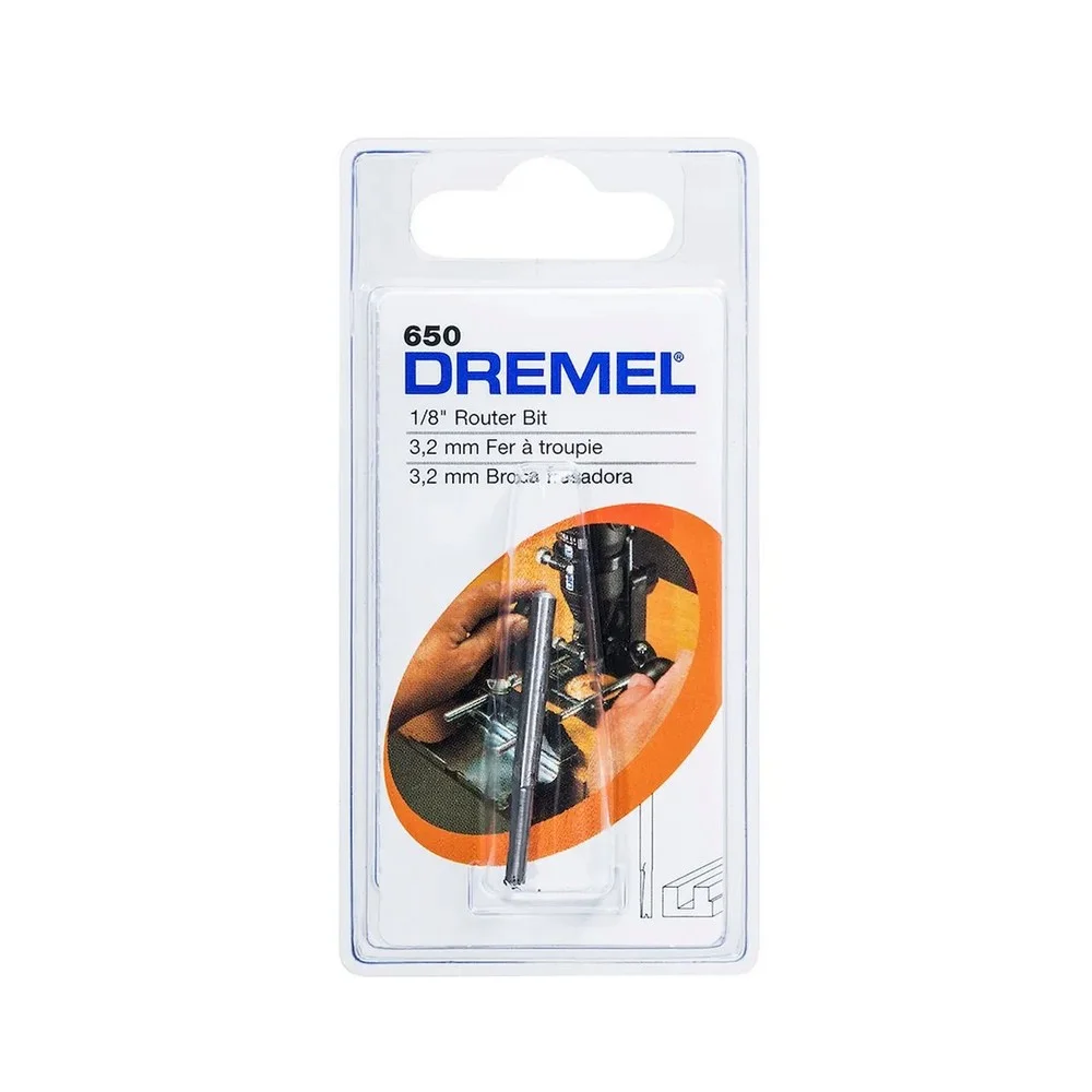 Fresa Cilindrica para Madeira USO Em Micro Retifica 1/8" Dremel 650