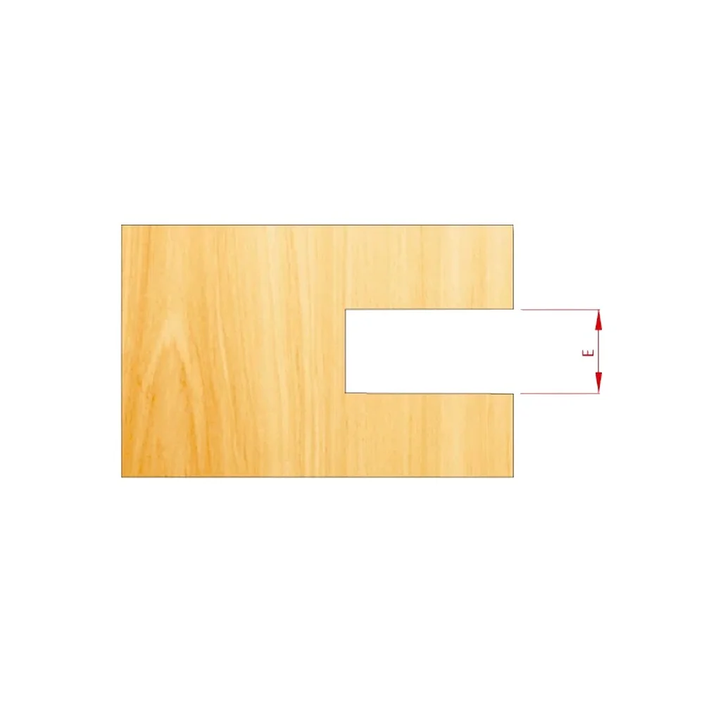 Fresa de Widia para Ranhura USO Em Tupia de Bancada 10X150MM Fepam FEW7301