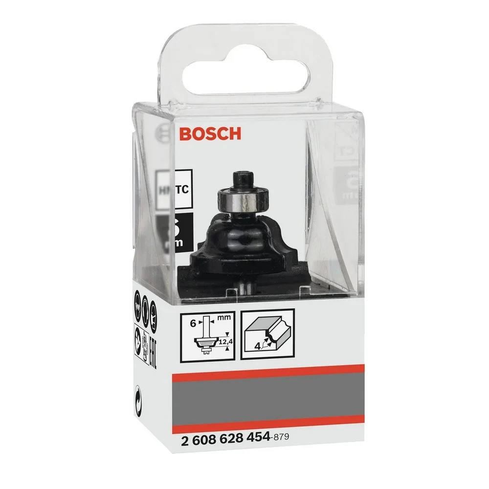 Fresa Decorativa com Rolamento Para Tupia Manual MD 29MM H6 Bosch 2608628454