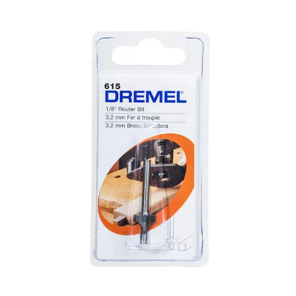 Fresa para Borda Arredondada Em Madeira USO Em Micro Retifica 1/8" Dremel 615