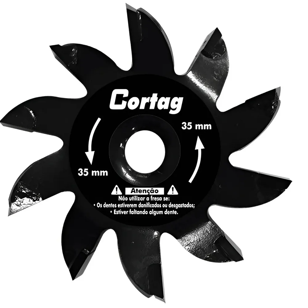 Fresa para Cortador de Parede Bric-35 35MM Cortag 61281