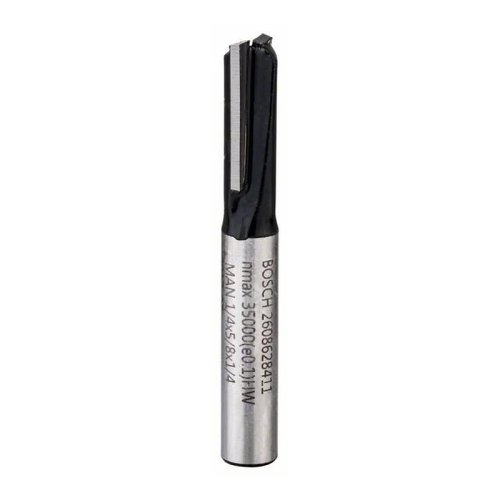 Fresa Paralela 2 Cortes Para Tupia Manual MD 1/4X5/8" H1/4 Bosch 2608628411