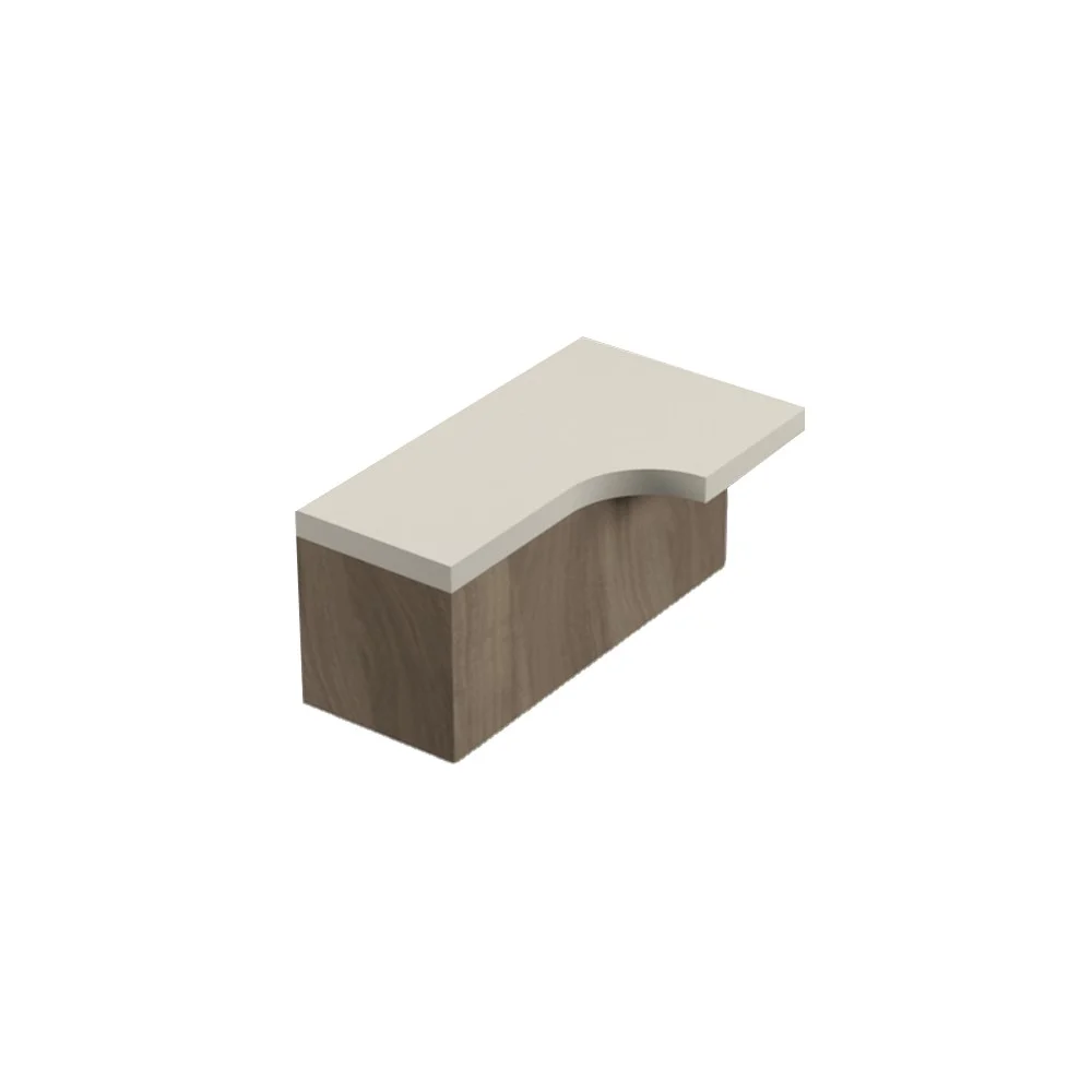 Fresa Paralela 2 Cortes Com Rolamento para Tupia Manual MD 1/4X20MM H6 Radix 1706320.01