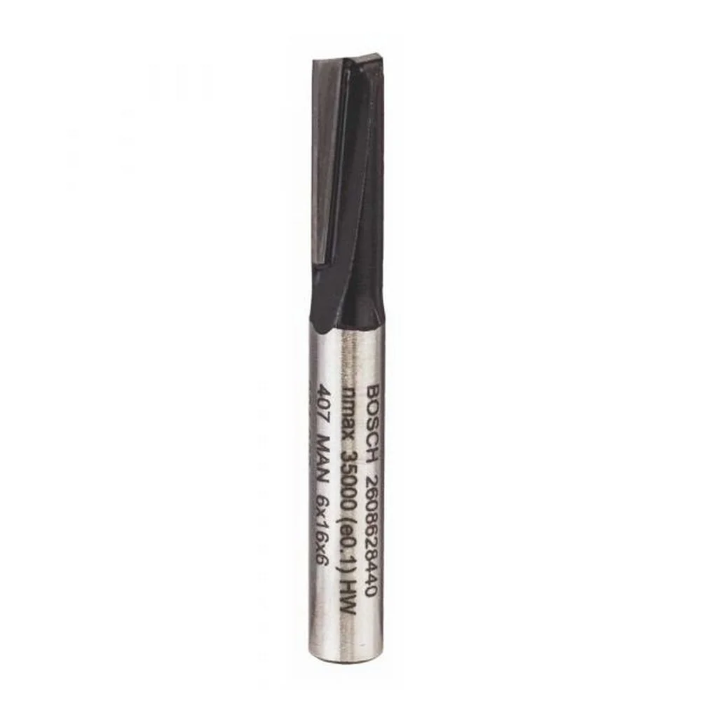 Fresa Paralela 2 Cortes Para Tupia Manual MD 6,35X15,6MM H6 Bosch 2608628440