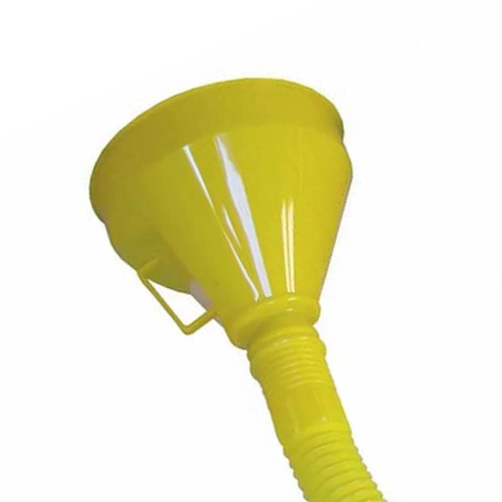 Funil Reto Em Polietileno Amarelo Com Extensao Flexivel 160MM/1,3L Bremen 2102