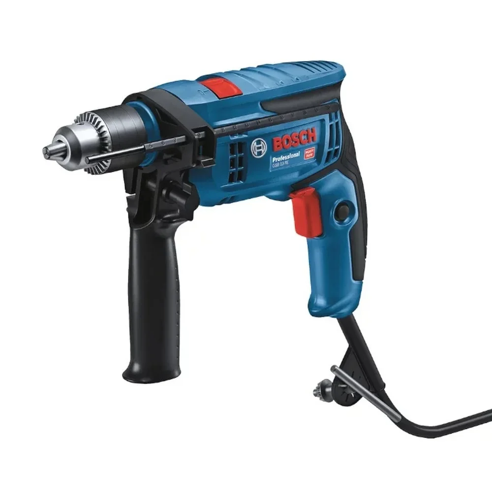 Furadeira de Impacto Reversivel Com 23 Acessorios e Velocidade Variavel 1/2" 110V 750W Bosch GSB 13RE