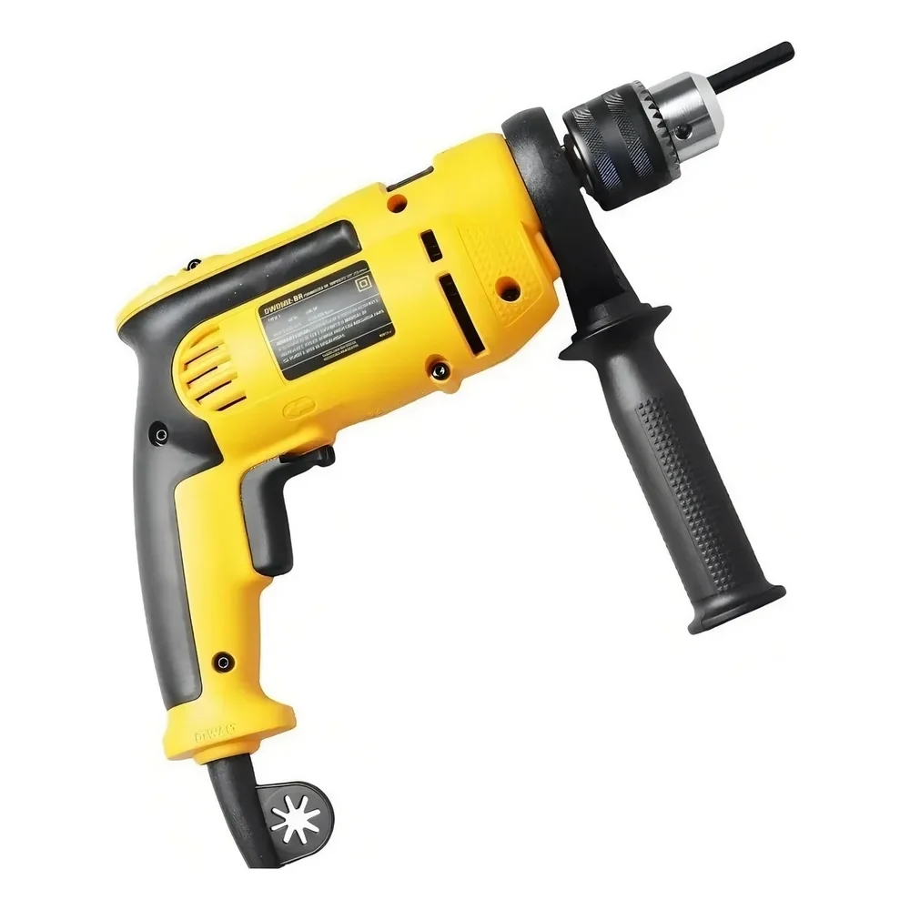 Furadeira de Impacto Reversivel Com Maleta Velocidade Variavel 1/2" 110V 750W Dewalt DWD502KBR