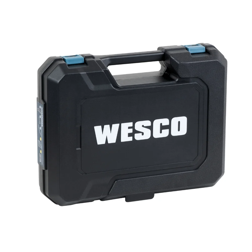 Furadeira de Impacto Reversivel Velocidade Variavel com Maleta e Acessorios 1/2" 220V 800W Wesco WS3179K