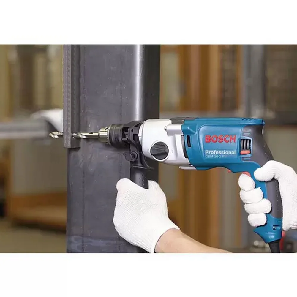 Furadeira Reversivel Velocidade Variavel 1/2" 220V 800W Bosch GBM 16-2 RE