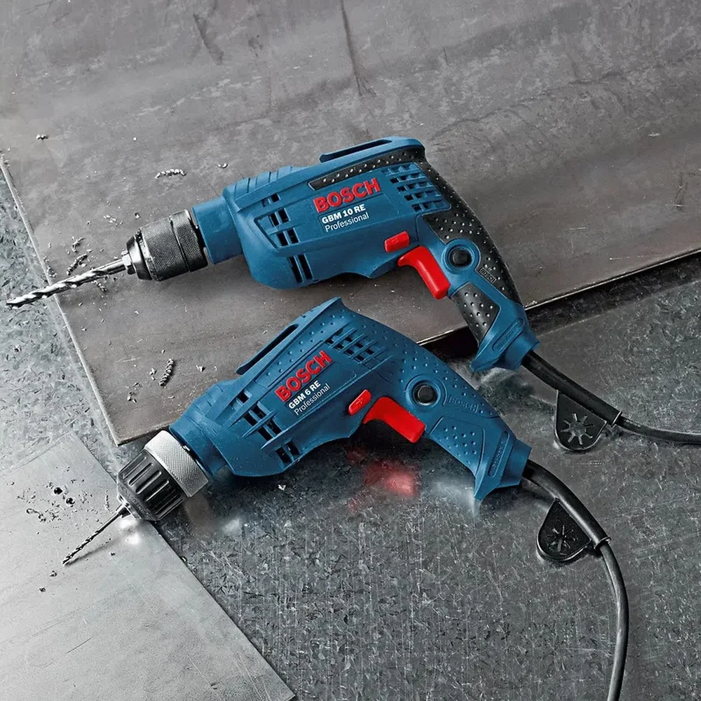 Furadeira Reversivel Velocidade Variavel 3/8" 110V 350W Bosch GBM 6 RE