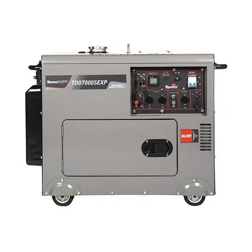 Gerador de Energia a Diesel USO Intensivo 418CC 4T Partida Eletrica Bivolt 6KVA Toyama TDG7000SEXP
