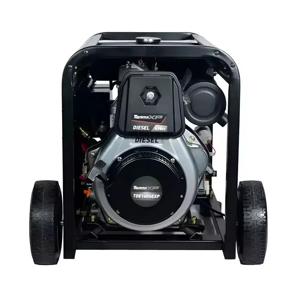 Gerador de Energia a Diesel USO Profissional 498CC 4T Partida Eletrica Manual Bivolt 7KVA Toyama TDG8500EBXP