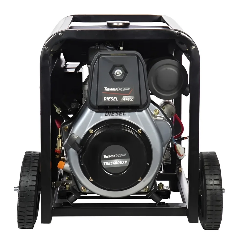 Gerador de Energia a Diesel USO Profissional 498CC 4T Partida Eletrica Manual Bivolt 7KVA Toyama TDG8500EXP