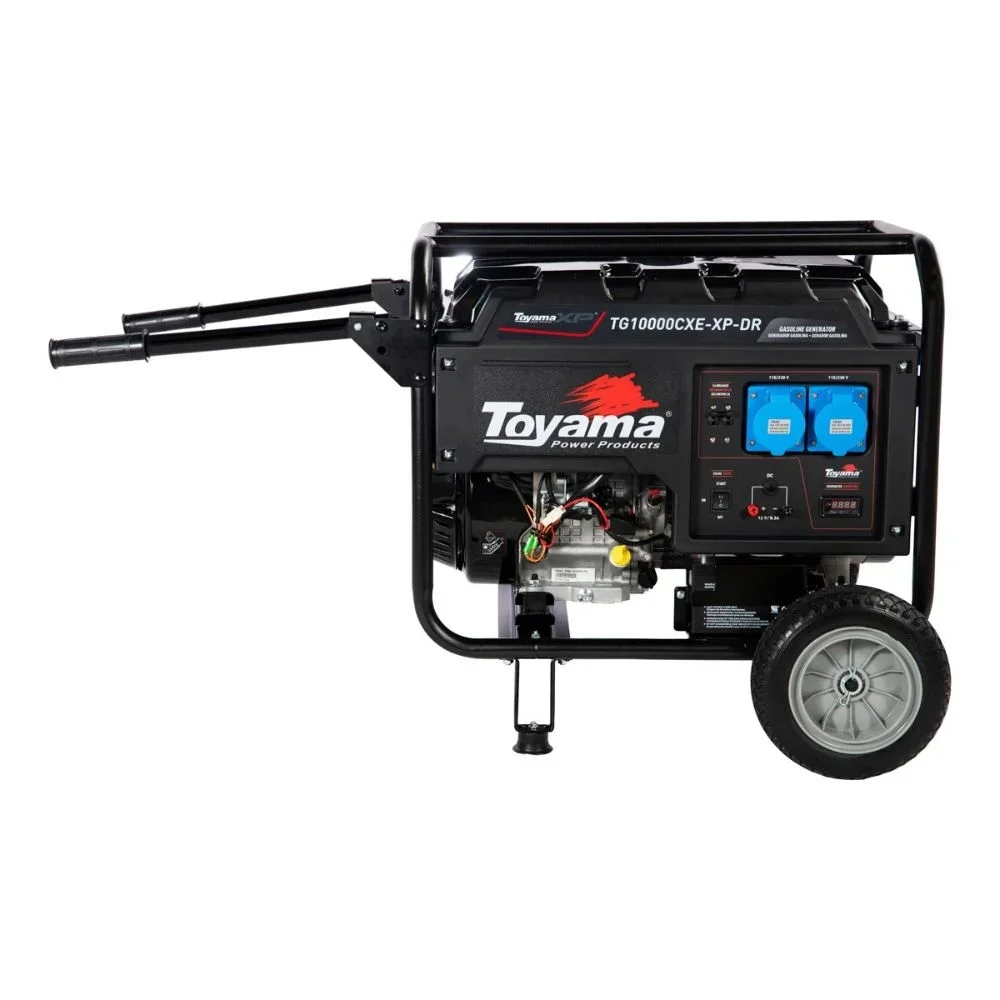Gerador de Energia a Gasolina Para Alimentar Carregador Drone DJI Agras T20P Bivolt 9KVA Toyama TG10000CXE-XPDR