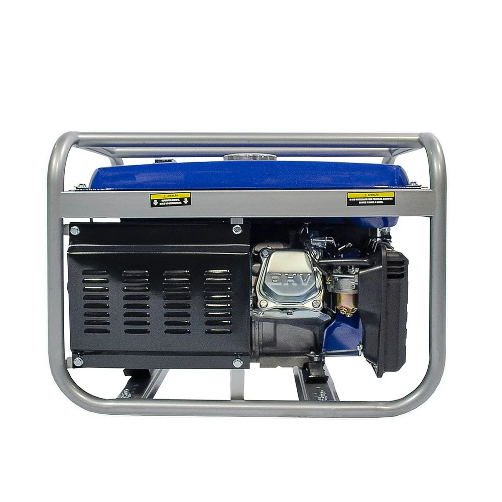 Gerador de Energia a Gasolina Partida Manual Motor 4T 6,5HP USO Frequente Bivolt 3,1KVA Tekna GT3500FB