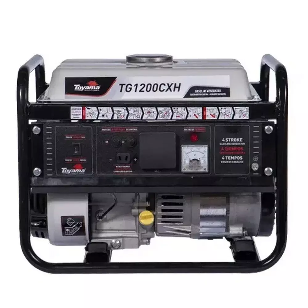 Gerador de Energia a Gasolina USO Ocasional 96CC 4T Partida Manual 220V 1,1KVA Toyama TG1200CXH