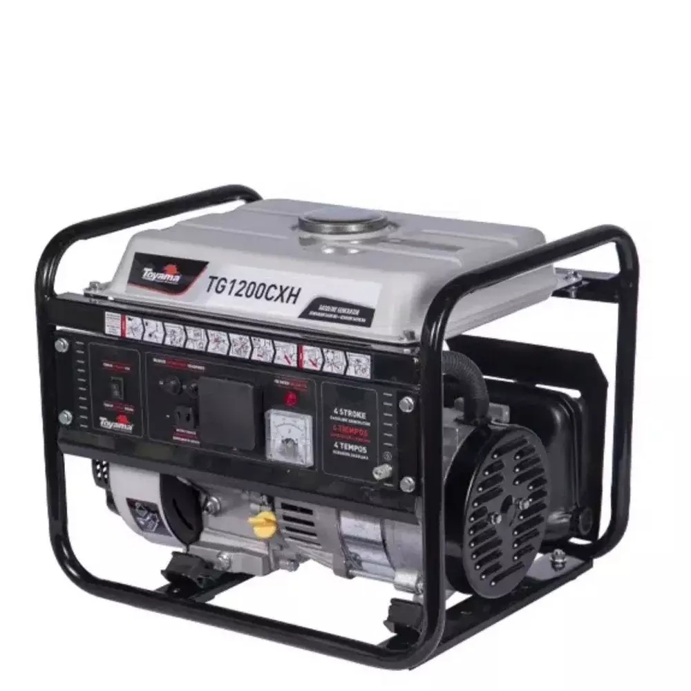 Gerador de Energia a Gasolina USO Ocasional 96CC 4T Partida Manual 220V 1,1KVA Toyama TG1200CXH