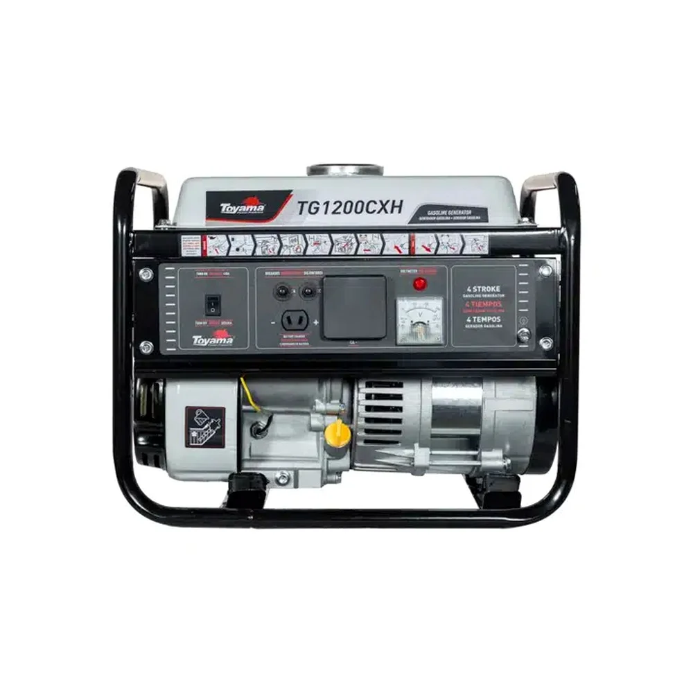 Gerador de Energia a Gasolina USO Ocasional 96CC 4T Partida Manual 110V 1,1KVA Toyama TG1200CXH