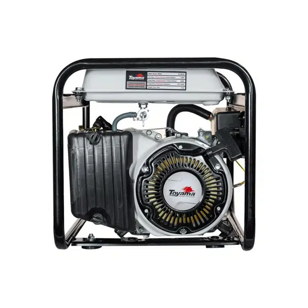 Gerador de Energia a Gasolina USO Ocasional 96CC 4T Partida Manual 110V 1,1KVA Toyama TG1200CXH