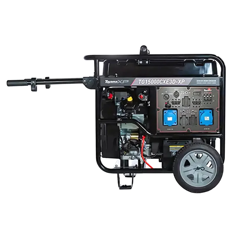 Gerador de Energia a Gasolina USO Profissional 713CC 4T Partida Eletrica 220V TRIF 17KVA Toyama TG15000CXE3D-XP