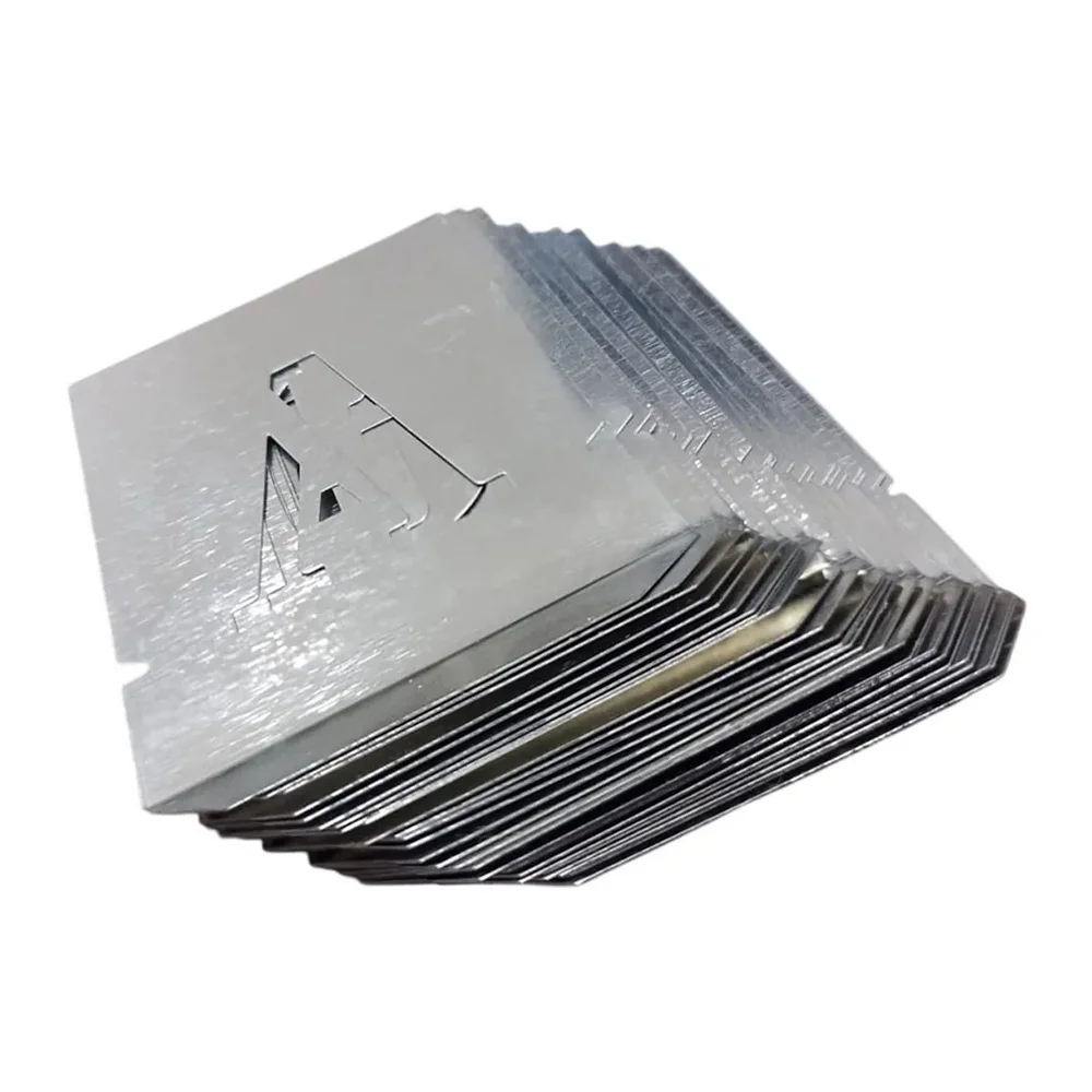 Jogo Alfabeto de Chapa 27 Pecas 35MM Rex 120