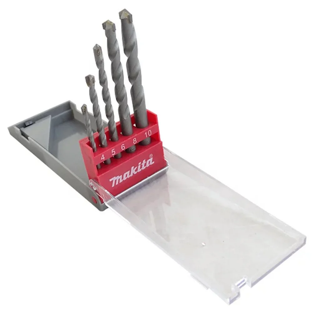 Jogo Broca de Widia Concreto 5pcs 4A10MM Makita D-03894
