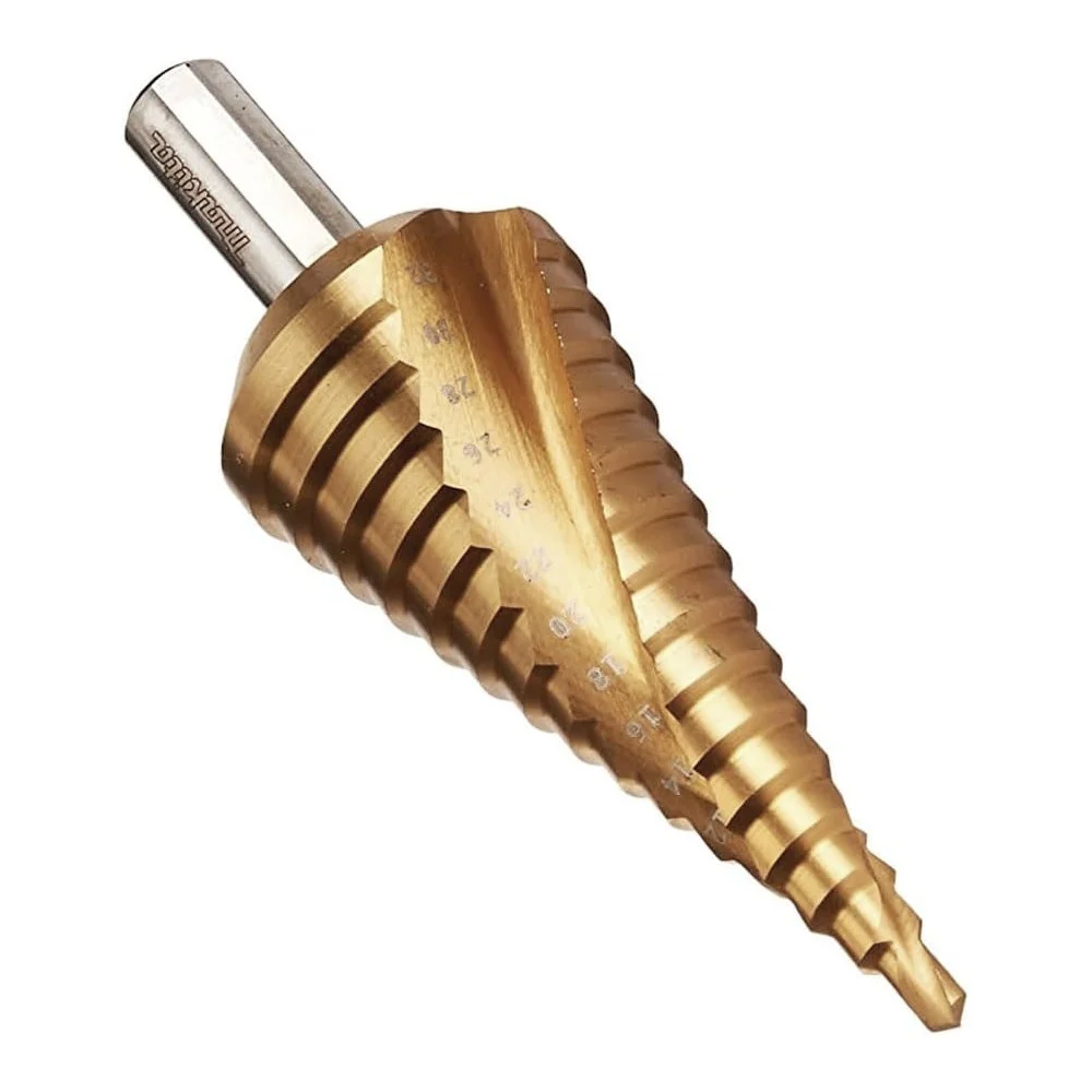 Jogo Broca Escalonada 3 Pecas Com Tratamento de Titanio 4A32MM Makita D-41872